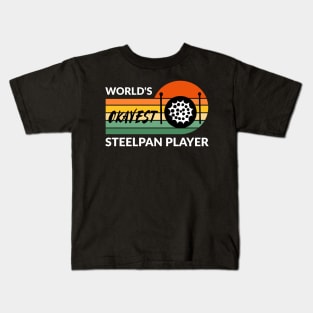 World's Okayest Steelpan Player Kids T-Shirt